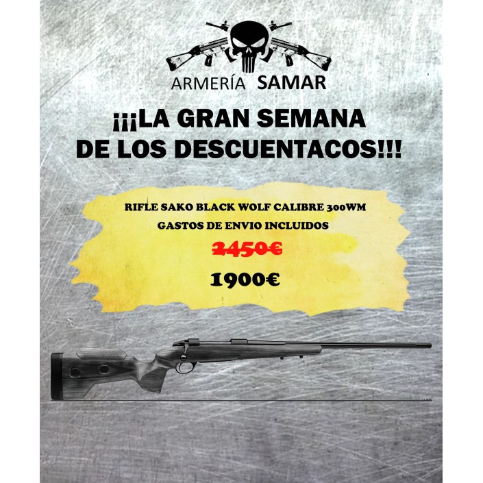 OFERTA SAKO BLACK WOLF