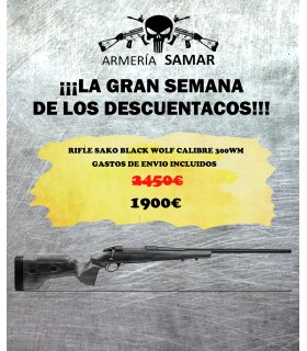 OFERTA SAKO BLACK WOLF